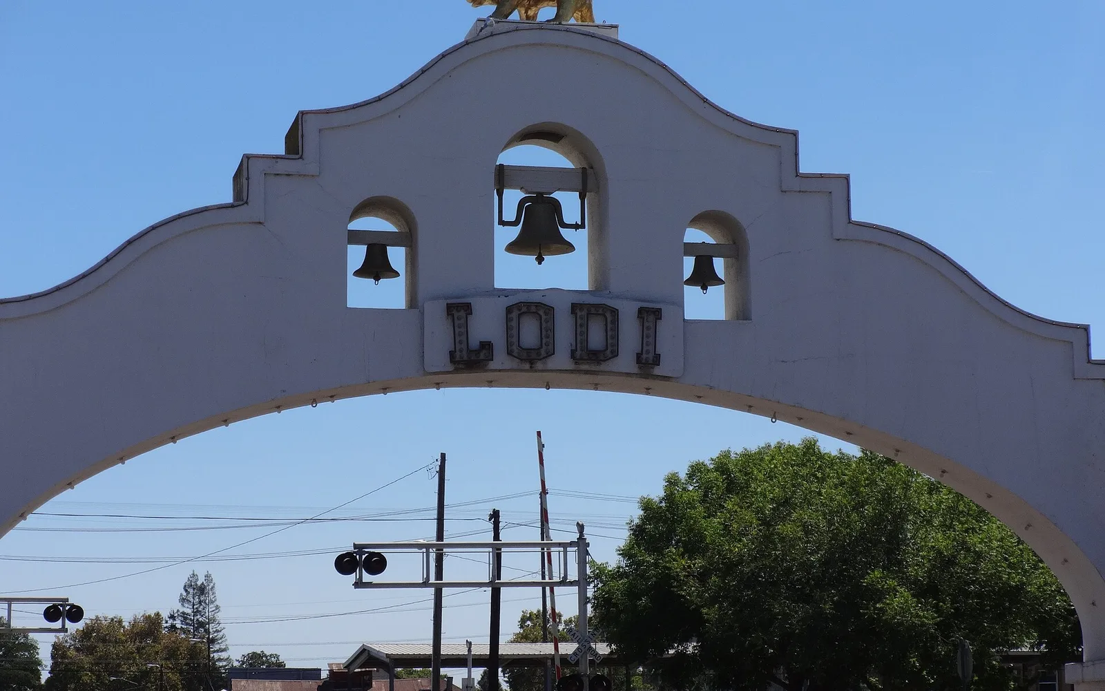 Historic Lodi Arch in Lodi.